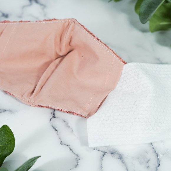 Set 5 soft lace face mask with filter pocket - Picture 2 of 8